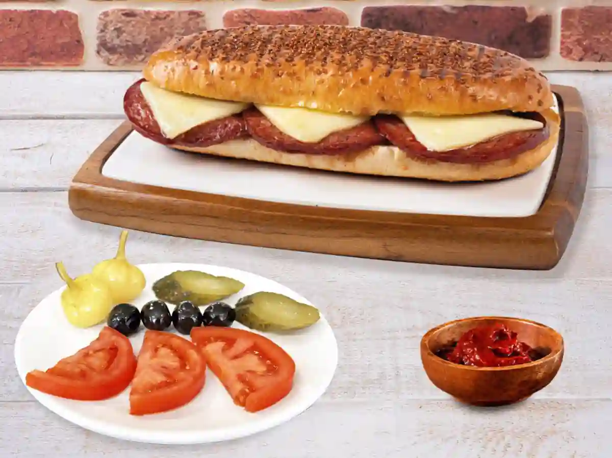 Sucuklu Kaşarlı Tost