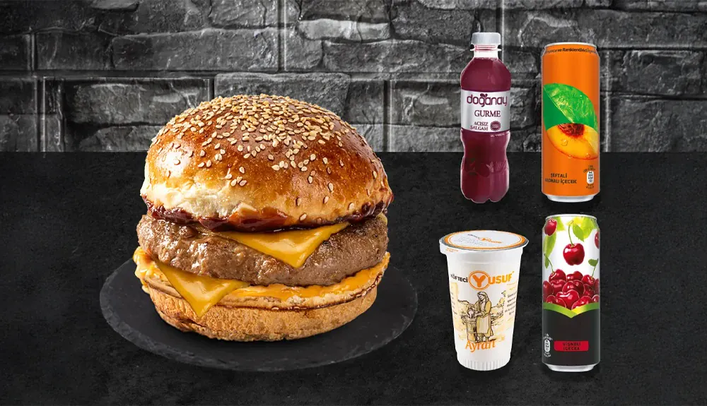 Tek Köfte Burger Menü